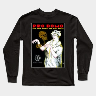 Pro Domo, the Secret of the Night (Paul von Woringen, Germany, 1919) Long Sleeve T-Shirt